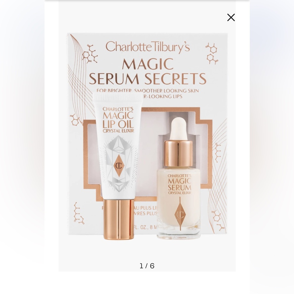 New! Charlotte Tilbury CHARLOTTE TILBURY'S MAGIC SERUM SECRETS
LIMITED EDITION